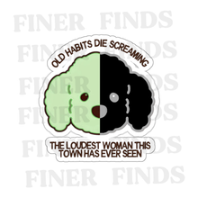 Load image into Gallery viewer, The Green/Black Dog Sticker
