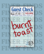 Load image into Gallery viewer, The Burnt Toast Poster
