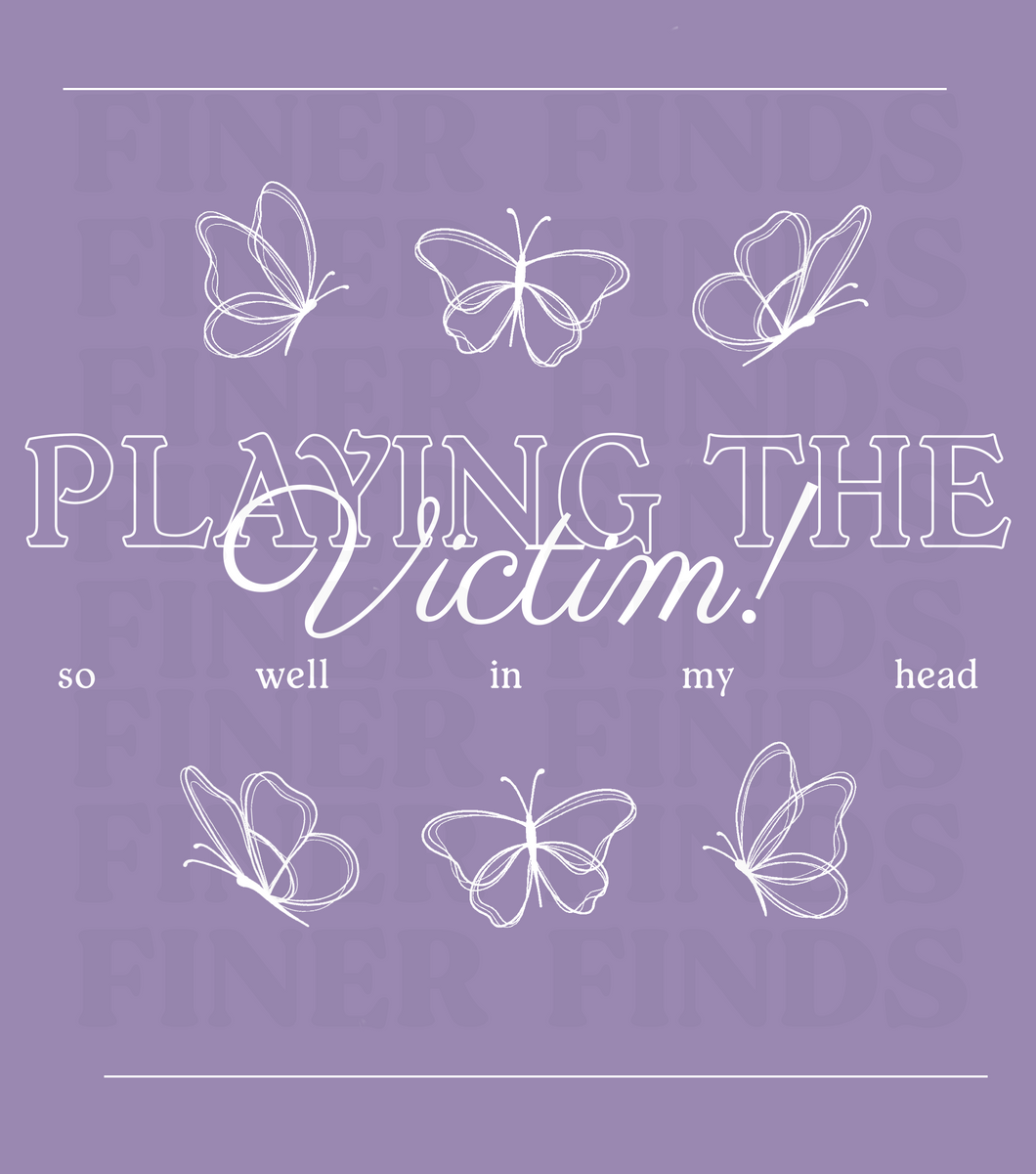 The Victim Poster (purple)