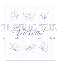 Load image into Gallery viewer, The Victim Poster (white)
