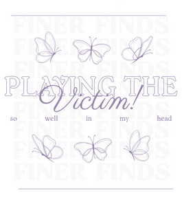 The Victim Poster (white)