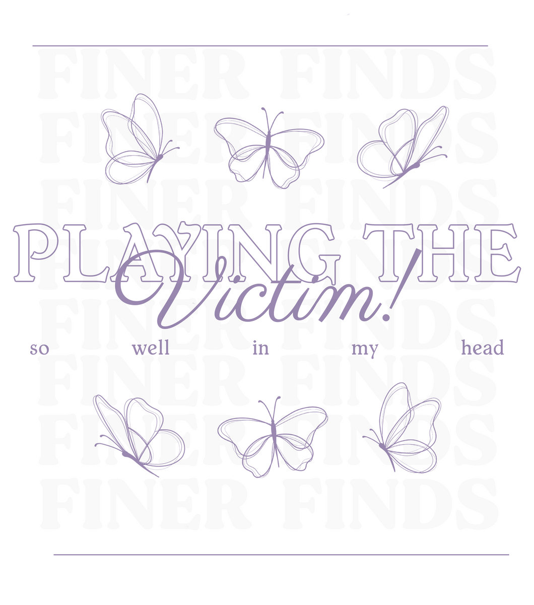 The Victim Poster (white)