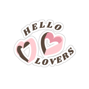 The Lovers Pink Heart Sticker