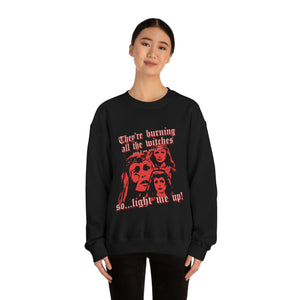 The Burning Witch Crewneck