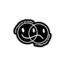 Load image into Gallery viewer, The Happy Sad Sticker (white)
