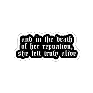 The Reputation Sticker