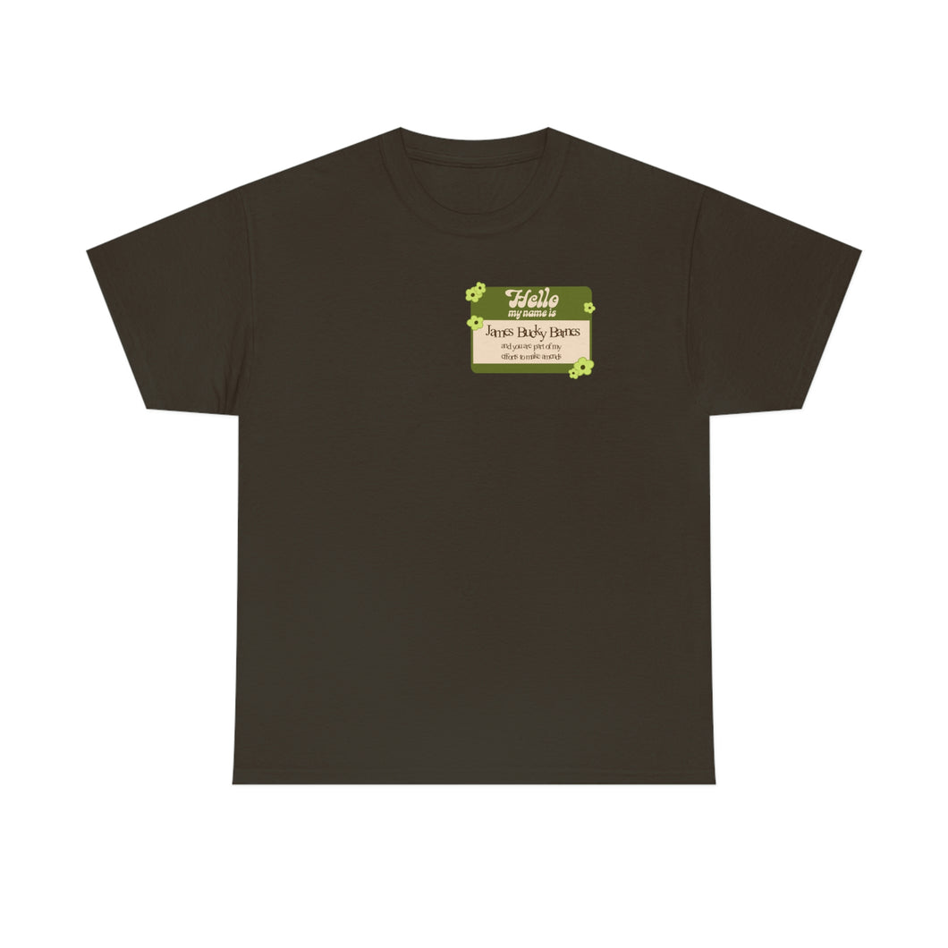 The Bucky Name Tag T-shirt (green)