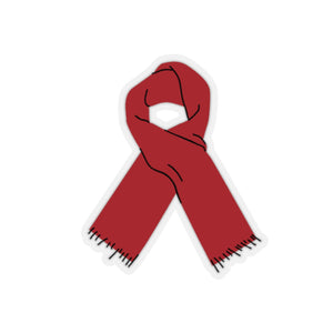 The Red Scarf Sticker