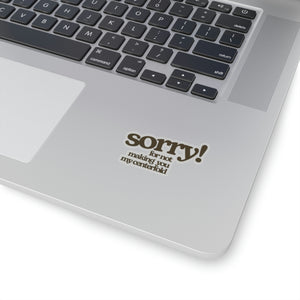 The Coney Sticker (brown)