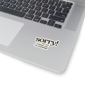 The Coney Sticker (brown)