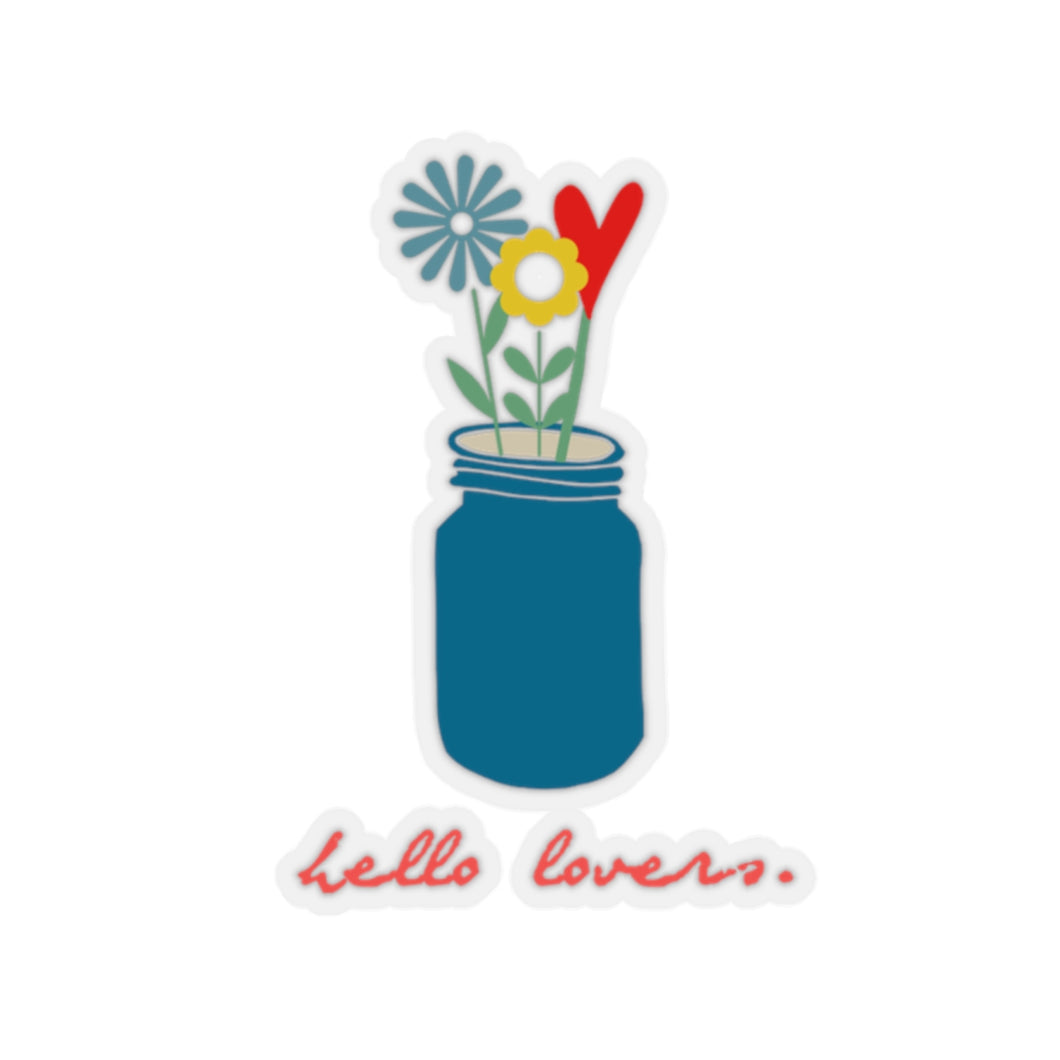 The Love Flowers Sticker