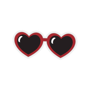 The Heart Sunglasses Sticker