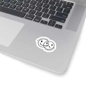 The Happy Sad Sticker (black)